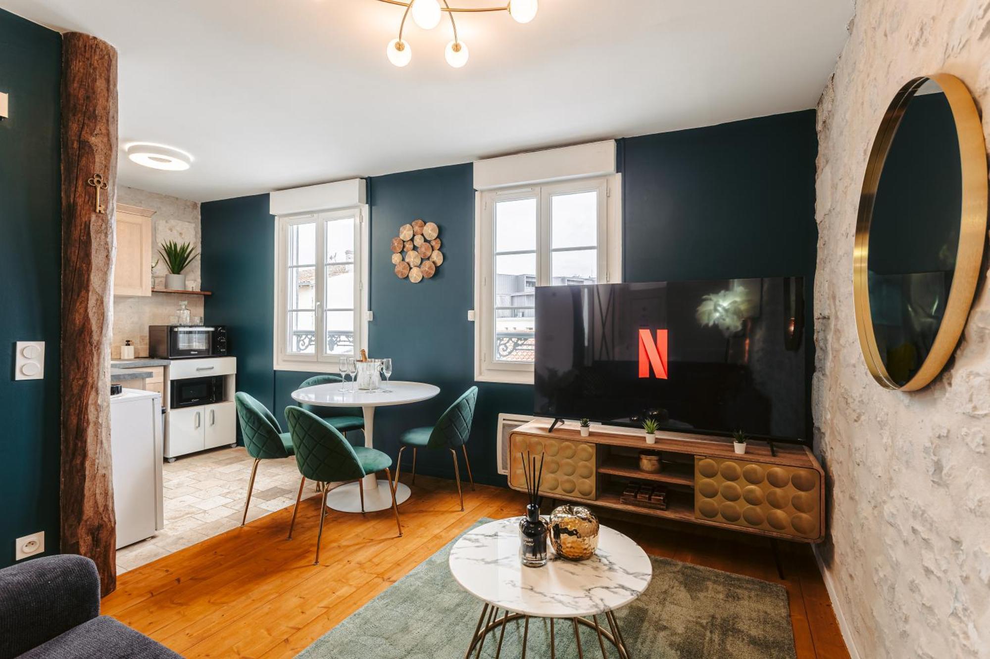 Gatsby - Elegant, Central, Fibre, Tv 4K, Netflix, Literie Confortable La Rochelle  Eksteriør billede